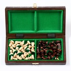 Шахматы подарочные «Изумруд», деревянные, 28×28 см - Фото 3