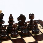 Шахматы польские Madon "Жемчуг", 28 х 28 см, король h-6.5 см, пешка h-3 см - Фото 5