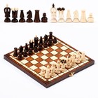 Шахматы польские Madon "Королевские", 31 х 31 см, король h=6.5 см, пешка h-3 см - фото 318326103