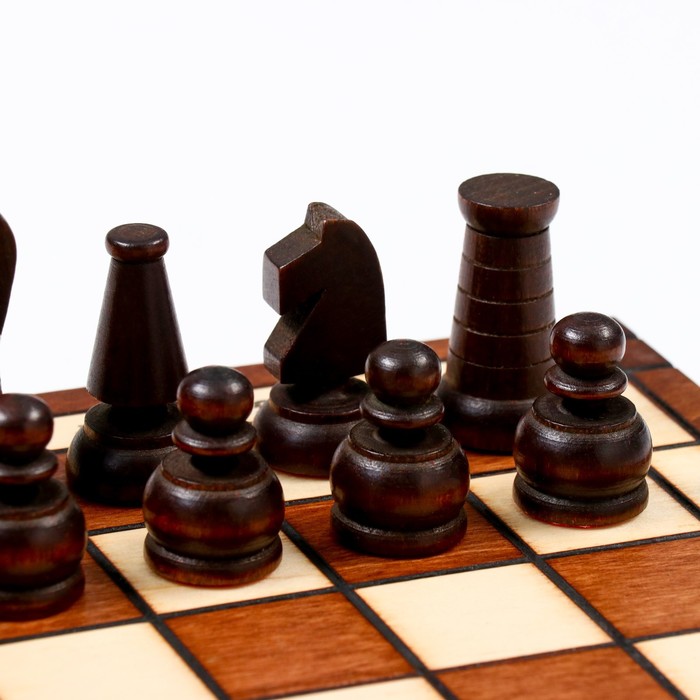 Шахматы польские Madon "Королевские", 31 х 31 см, король h=6.5 см, пешка h-3 см - фото 1907103551
