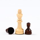 Шахматы польские Madon, ручная работа, 27 х 27 см, король h-6 см. пешка h-2.5 см - фото 6297004