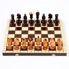 Шахматы польские Madon "Королевские", 49 х 49 см, король h-12 см , пешка h-6 см - Фото 3