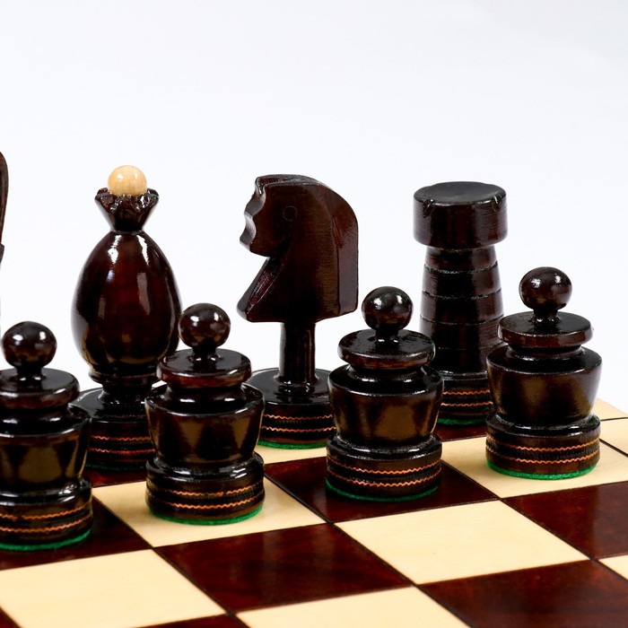 Шахматы польские Madon "Королевские", 49 х 49 см, король h-12 см , пешка h-6 см - фото 1907103569