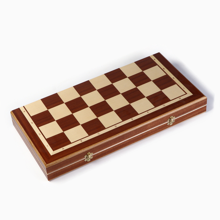 Шахматы польские Madon "Мраморные", 55.5 х 55.5 см, король h-10.5 см, пешка h-7 см - фото 1926081377