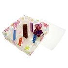 Короб для хранения 16 ячеек с крышкой 30х30х10 см "Цветы" цвет белый - Фото 1