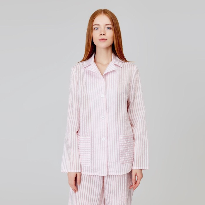 Рубашка женская MINAKU: Light touch цвет розовый, р-р 48 - Фото 1