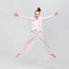 Рубашка для девочки MINAKU: Light touch цвет розовый, рост 134 - Фото 4