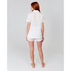 Шорты женские MINAKU: Light touch цвет белый, р-р 52 - фото 39648556