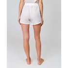 Шорты женские MINAKU: Light touch цвет белый, р-р 52 - фото 39648558