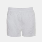 Шорты женские MINAKU: Light touch цвет белый, р-р 52 - фото 39648559