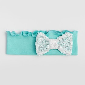 Повязка для девочки, цвет ментол, размер 46-50