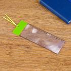 Лупа - закладка 3х, линейка 15 см, МИКС - Фото 1