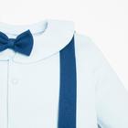 Комбинезон Крошка Я "Костюм", голубой/синий, рост 80-86 см - Фото 3