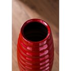 Ваза керамическая "Волна", напольная, красная, 70 см - Фото 2