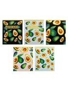 Тетрадь 48 листов в клетку, Calligrata «Авокадо», белые листы, МИКС - Фото 3