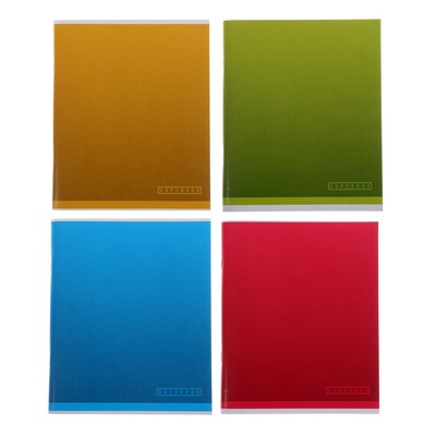 Тетрадь 96 листов в клетку, Calligrata «Градиент», МИКС