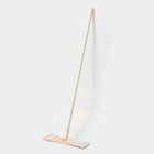 Швабра для мытья пола плоская Доляна, насадка микрофибра 42×12 см, металлическая ручка 124 см - Фото 3