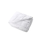Одеяло на молнии, размер 90 × 120 см, тик, белый - Фото 2
