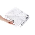 Одеяло на молнии, размер 90 × 120 см, тик, белый - Фото 3