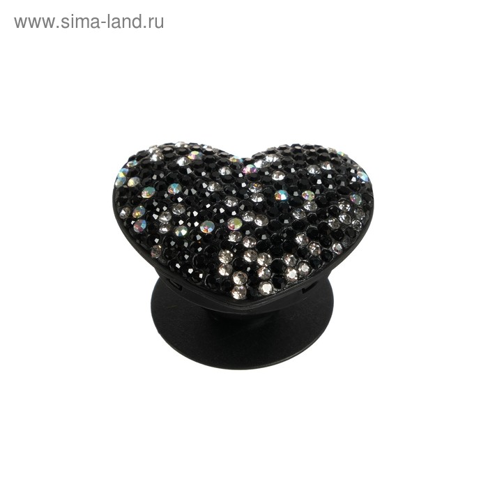 Попсокет Popsockets PS28, держатель для телефона на палец, чёрный - Фото 1