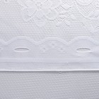 Тюль на кухню без шторной ленты, 200х165 см, цвет белый, 100% полиэстер - Фото 3