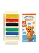 Пластилин «Calligrata kids: классический», 6 цветов, 120 г - Фото 4