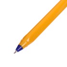 Ручка шариковая Cello Trima-21B, узел 0.7мм, чернила синие, корпус жёлтый - Фото 5