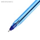 Ручка шариковая Cello Trima-31B, узел 0.7 мм, чернила синие, корпус синий - Фото 4