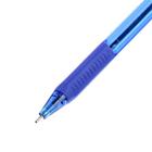Ручка шариковая Cello Comfort, узел 0.7 мм, автоматическая, резиновый упор, чернила синие, корпус синий - Фото 5