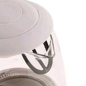 

УЦЕНКА Чайник электрический ENERGY E-262, стекло, 1.7 л, 2200 Вт, белый