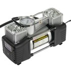 УЦЕНКА Компрессор двухпоршневой, автомобильный, сумка, 12 В, 70 л/мин, серебристый - Фото 1