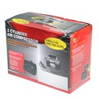 УЦЕНКА Компрессор двухпоршневой, автомобильный, сумка, 12 В, 70 л/мин, серебристый - Фото 13