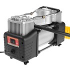 УЦЕНКА Компрессор двухпоршневой, автомобильный, сумка, 12 В, 70 л/мин, серебристый - Фото 5