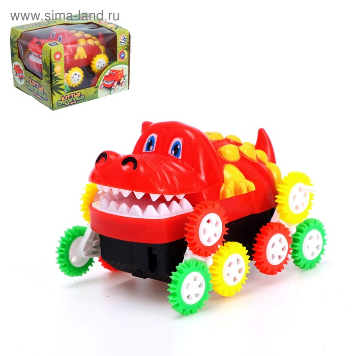 Машина-перевертыш «Крокодил», работает от батареек, МИКС - Фото 1