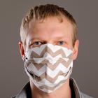 Маска тканевая двухслойная (карман для доп. фильтра) 20х17см, цветная МИКС - Фото 5
