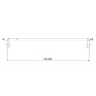 Карниз для ванной комнаты IDDIS 010A200I14, 110-200 см, белый - Фото 6