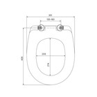 Сиденье для унитаза IDDIS ID 126 Dp Sc, микролифт, дюропласт, белое - Фото 12