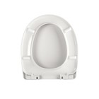 Сиденье для унитаза IDDIS ID 126 Dp Sc, микролифт, дюропласт, белое - Фото 9