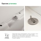 Сиденье для унитаза IDDIS ID 136 Dp Sc, микролифт, дюропласт, белое - Фото 5