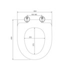 Сиденье для унитаза IDDIS 003DPSEi31, микролифт, легкосъемное, дюропласт, белое - Фото 11