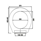 Сиденье для унитаза IDDIS 010PP00M31, полипропилен, белое - Фото 2