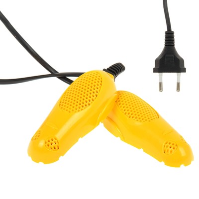 Сушилка для обуви Luazon LSO-07, 10 см, жёлтая