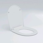 Сиденье для унитаза IDDIS 005PPS3i31, микролифт, полипропилен, белое - Фото 5