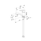 Смеситель для раковины Milardo Simp SIMSBR0M01, однорычажный, низкий излив 145 мм, хром - Фото 3