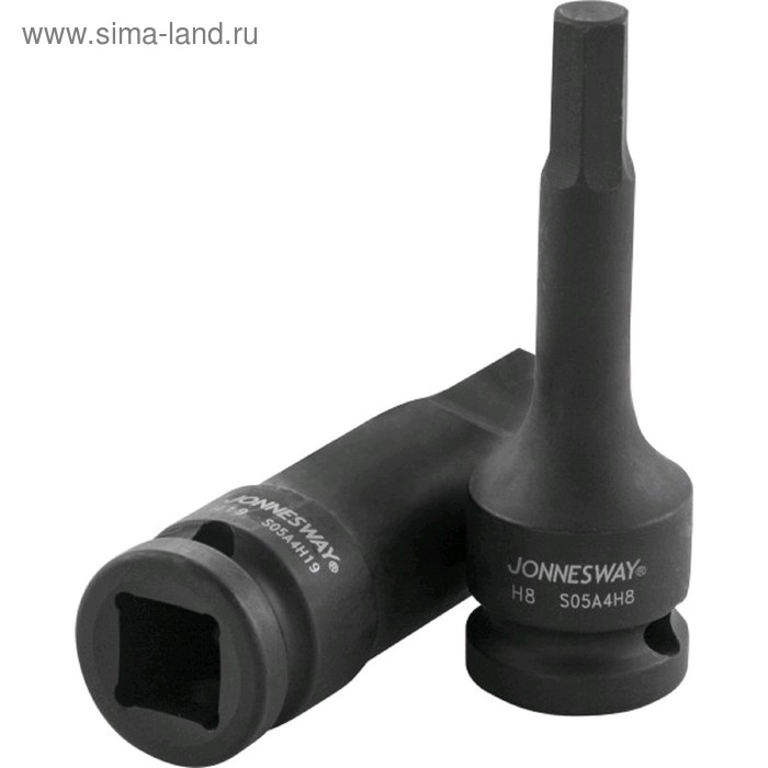 Головка ударная Jonnesway S05A4H6, шестигранная, 78 мм, H6, 1/2" - Фото 1