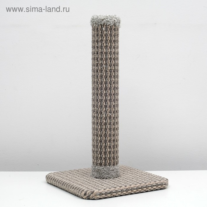 Когтеточка "Столбик" Persieline "Крафт № 2" ковролин, 62 х 35 см - Фото 1