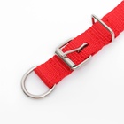 Ошейник "Комфорт" комбинированный, 45 х 2 см, ОШ 30-39 см, красный - Фото 6