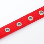Ошейник "Комфорт" комбинированный, 45 х 2 см, ОШ 30-39 см, красный - Фото 8