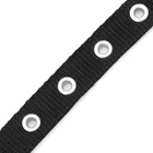 Ошейник «Комфорт» комбинированный, 45×2 см, ОШ 33-39 см, чёрный - Фото 7