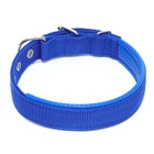 Ошейник «Комфорт» комбинированный (полиэстер, искусственная кожа), 55×2.5 см, ОШ 40-50 см, синий 6 - Фото 3